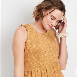 NWT Maurice’s babydoll tank size medium